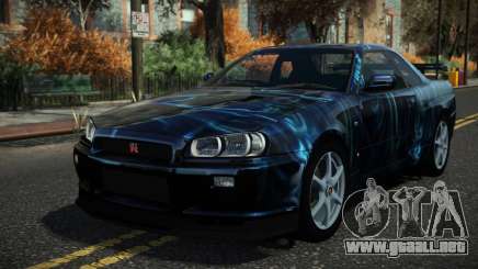 Nissan Skyline R34 Drujo S2 para GTA 4