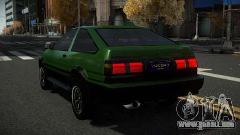 Toyota AE86 Bumyen para GTA 4