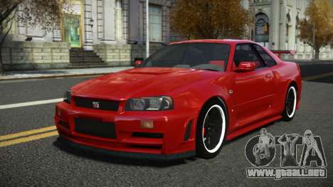 Nissan Skyline R34 Dyrolsa para GTA 4