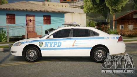 2016 Chevrolet Impala NYPD PCT para GTA San Andreas