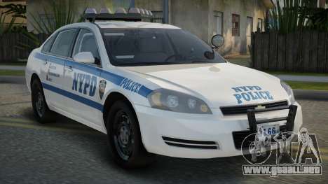 2016 Chevrolet Impala NYPD PCT para GTA San Andreas