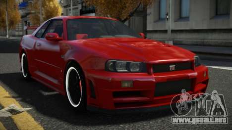 Nissan Skyline R34 Dyrolsa para GTA 4