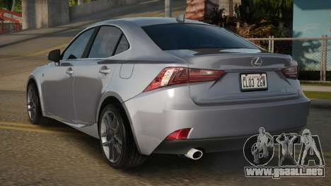 Lexus IS350 4 Doors para GTA San Andreas
