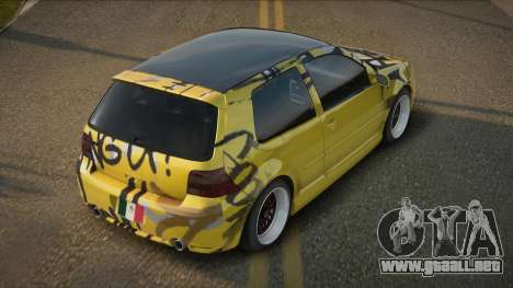 Volkswagen Golf R32 Yellow para GTA San Andreas