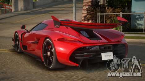 Koenigsegg Jesko 20th para GTA San Andreas