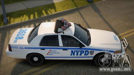 2011 Ford Cown vic NYPD para GTA San Andreas