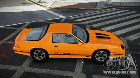 Chevrolet Camaro IROC-Z Fakuk para GTA 4