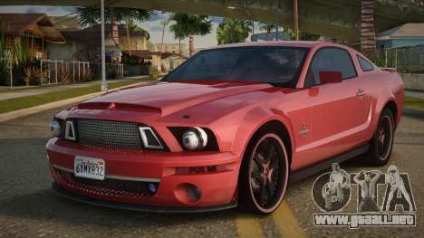 Shelby GT500 2007 para GTA San Andreas