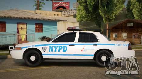 2011 Ford Cown vic NYPD para GTA San Andreas