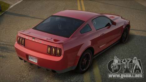 Shelby GT500 2007 para GTA San Andreas