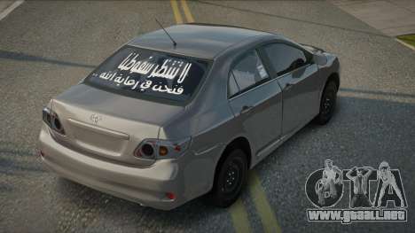 2008 Toyota Corolla para GTA San Andreas