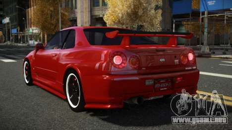 Nissan Skyline R34 Dyrolsa para GTA 4