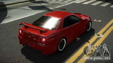 Nissan Skyline R34 Dyrolsa para GTA 4
