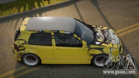 Volkswagen Golf R32 Yellow para GTA San Andreas