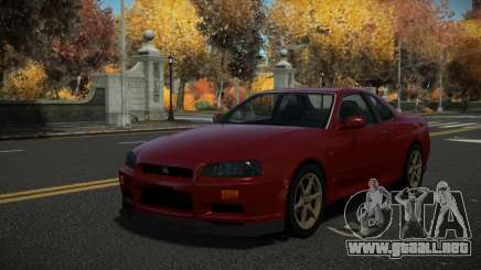 Nissan Skyline R34 Cehvo para GTA 4