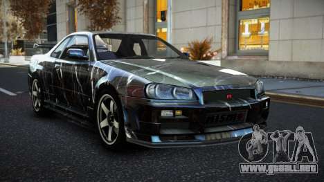 Nissan Skyline R34 JML S8 para GTA 4