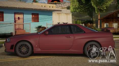 2002 Nissan Skyline R34 para GTA San Andreas
