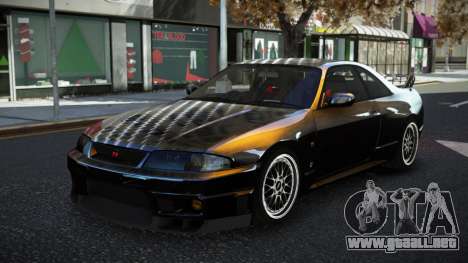 Nissan Skyline R33 Tixol S14 para GTA 4