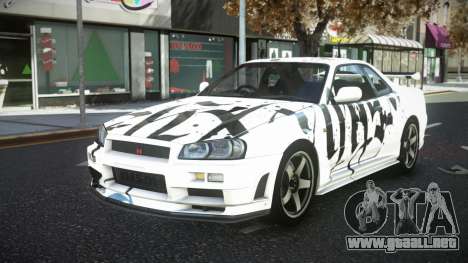 Nissan Skyline R34 JML S7 para GTA 4