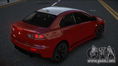 Mitsubishi Lancer Evolution X Ruwwokem para GTA 4