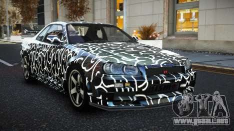 Nissan Skyline R34 JML S6 para GTA 4