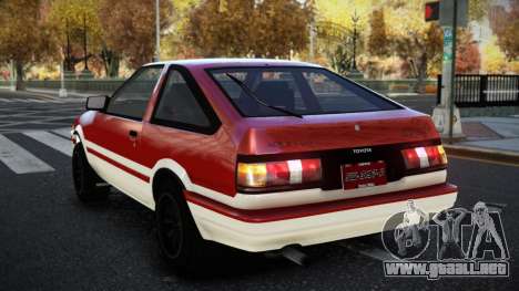 Toyota AE86 Festyhu para GTA 4