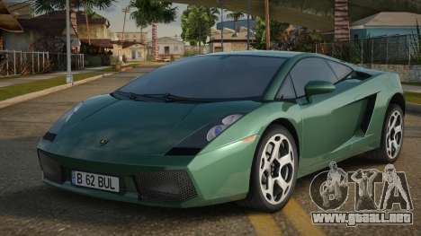 Lamborghini Gallardo Jenstin para GTA San Andreas