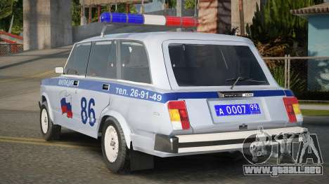 VAZ 2104 Moscow Police para GTA San Andreas