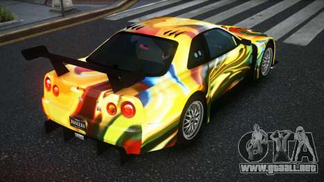 Nissan Skyline R34 YHL S8 para GTA 4