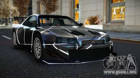 Nissan Skyline R34 YHL S5 para GTA 4