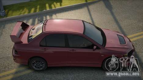 Mitsubishi Lancer Evolution IX MR Edition [RHA] para GTA San Andreas