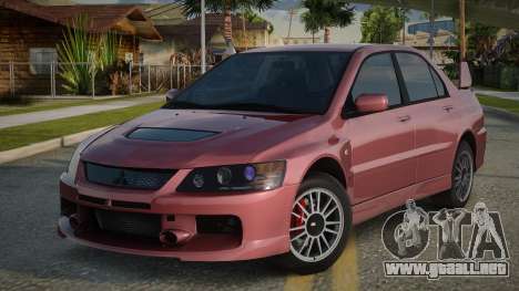 Mitsubishi Lancer Evolution IX MR Edition [RHA] para GTA San Andreas
