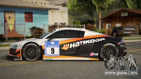 Audi R8 LMS RHA para GTA San Andreas