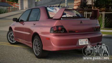 Mitsubishi Lancer Evolution IX MR Edition [RHA] para GTA San Andreas