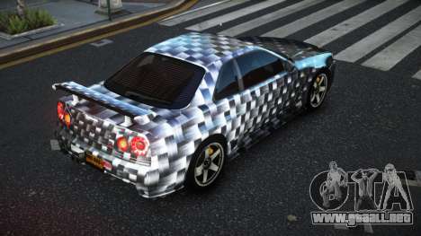Nissan Skyline R34 JML S12 para GTA 4