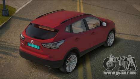 Nissan Qashqai Lesin para GTA San Andreas