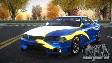 Nissan Skyline R33 Elnale S14 para GTA 4