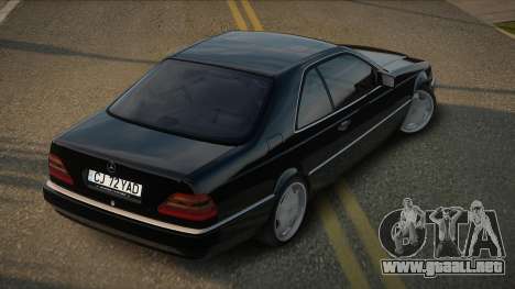 Mercedes-Benz 600SEC Erley para GTA San Andreas