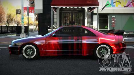 Nissan Skyline R33 Tixol S8 para GTA 4