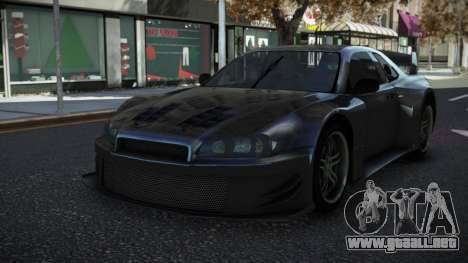 Nissan Skyline R34 Vumelo para GTA 4