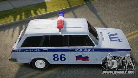 VAZ 2104 Moscow Police para GTA San Andreas