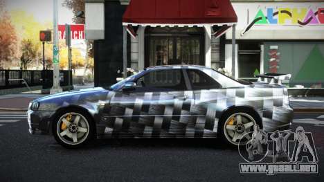 Nissan Skyline R34 JML S12 para GTA 4