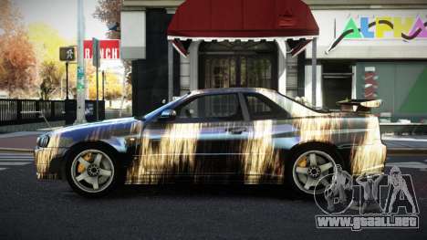 Nissan Skyline R34 JML S14 para GTA 4