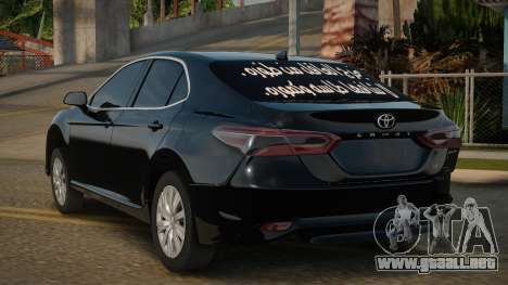 Toyota Camry 2019 KSA Drift Edition para GTA San Andreas
