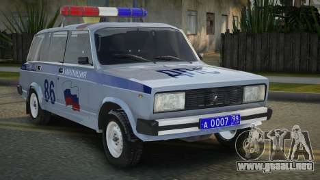 VAZ 2104 Moscow Police para GTA San Andreas