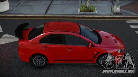 Mitsubishi Lancer Evo X Velcis para GTA 4