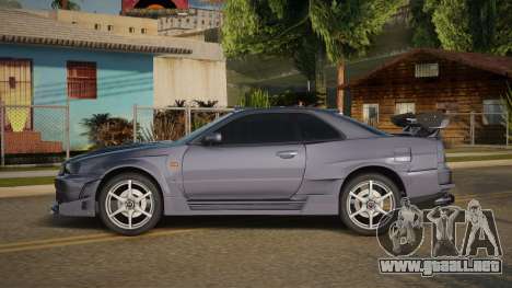 Nissan Skyline GT R34 Tunable para GTA San Andreas
