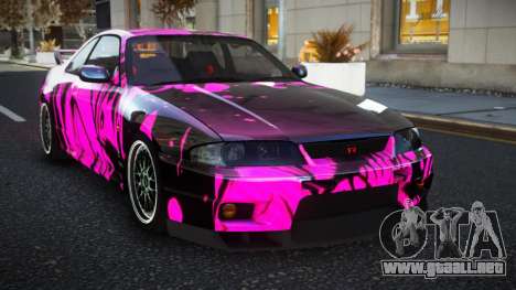 Nissan Skyline R33 Tixol S11 para GTA 4