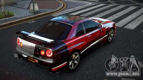 Nissan Skyline R34 JML S9 para GTA 4