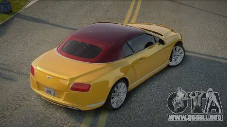 Bentley Continental GT Vinla para GTA San Andreas